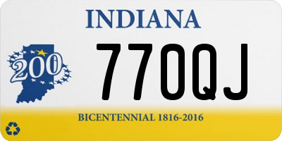 IN license plate 770QJ