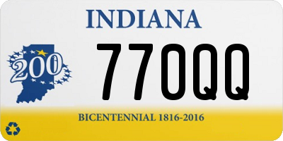 IN license plate 770QQ