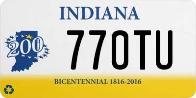 IN license plate 770TU