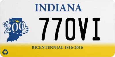 IN license plate 770VI