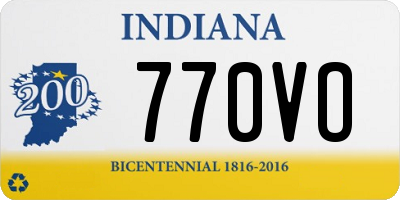 IN license plate 770VO