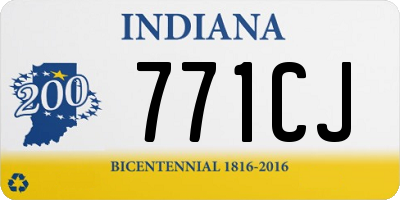 IN license plate 771CJ