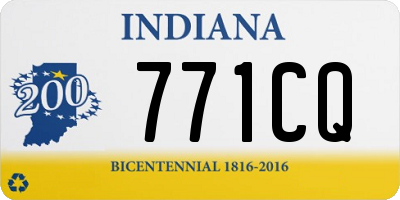 IN license plate 771CQ