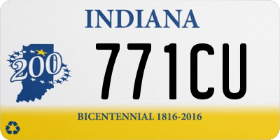 IN license plate 771CU