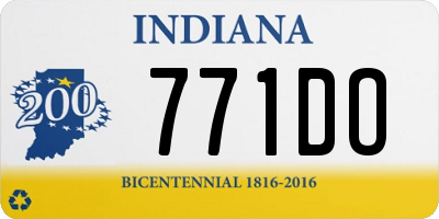 IN license plate 771DO