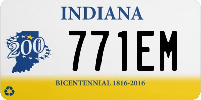 IN license plate 771EM