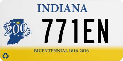 IN license plate 771EN