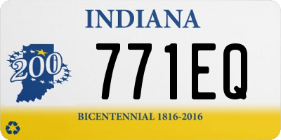 IN license plate 771EQ