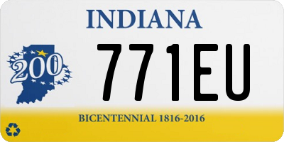 IN license plate 771EU