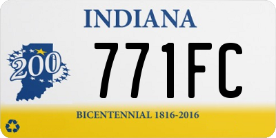 IN license plate 771FC