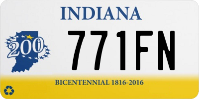 IN license plate 771FN