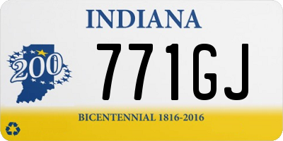 IN license plate 771GJ