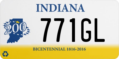 IN license plate 771GL