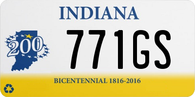 IN license plate 771GS