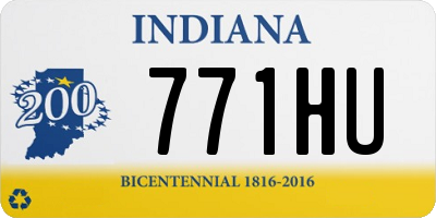 IN license plate 771HU