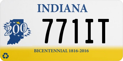 IN license plate 771IT