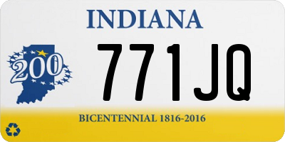 IN license plate 771JQ