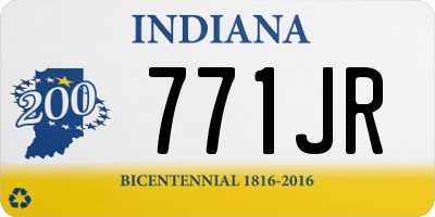 IN license plate 771JR