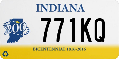 IN license plate 771KQ