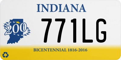 IN license plate 771LG