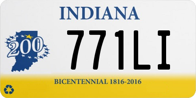 IN license plate 771LI