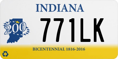 IN license plate 771LK