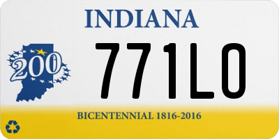 IN license plate 771LO