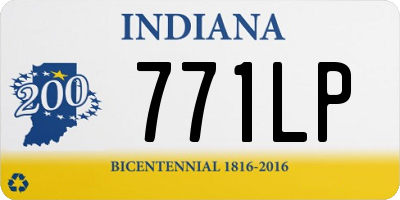 IN license plate 771LP