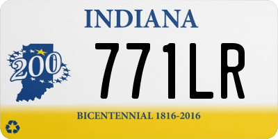 IN license plate 771LR