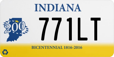 IN license plate 771LT