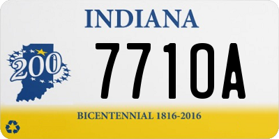 IN license plate 771OA