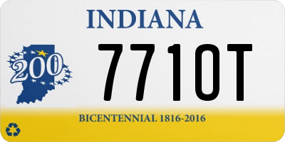 IN license plate 771OT