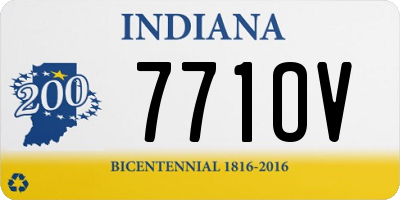 IN license plate 771OV