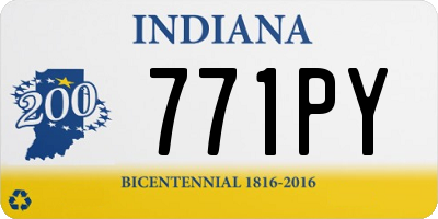 IN license plate 771PY