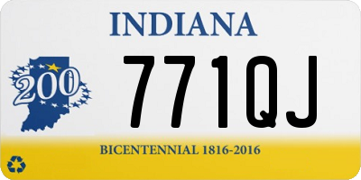 IN license plate 771QJ