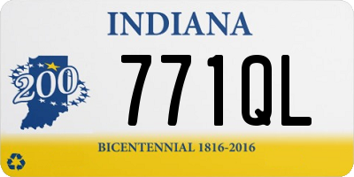 IN license plate 771QL