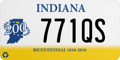 IN license plate 771QS