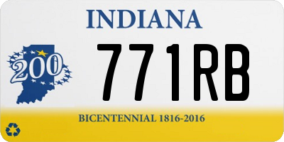 IN license plate 771RB