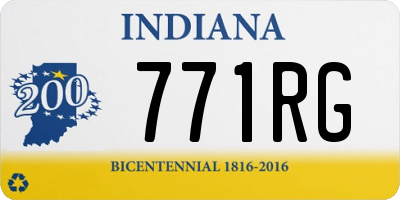 IN license plate 771RG