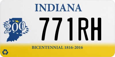 IN license plate 771RH