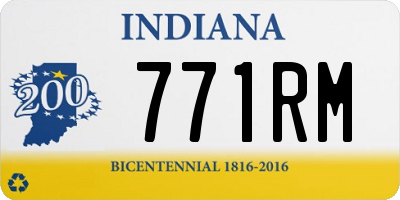 IN license plate 771RM