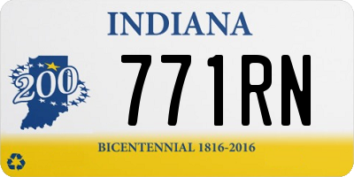 IN license plate 771RN