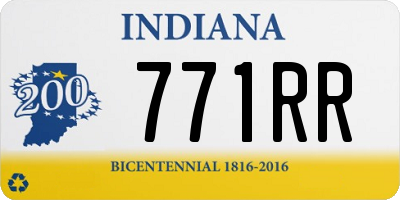 IN license plate 771RR