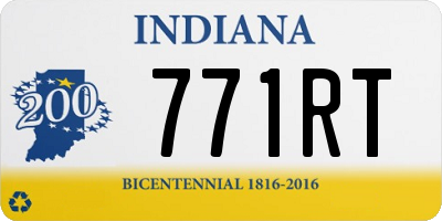IN license plate 771RT