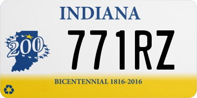 IN license plate 771RZ