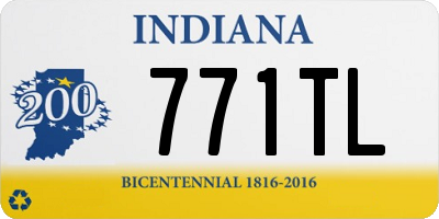 IN license plate 771TL