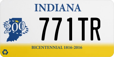 IN license plate 771TR