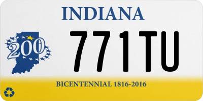 IN license plate 771TU