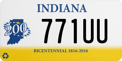 IN license plate 771UU