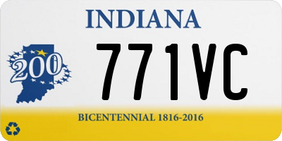 IN license plate 771VC